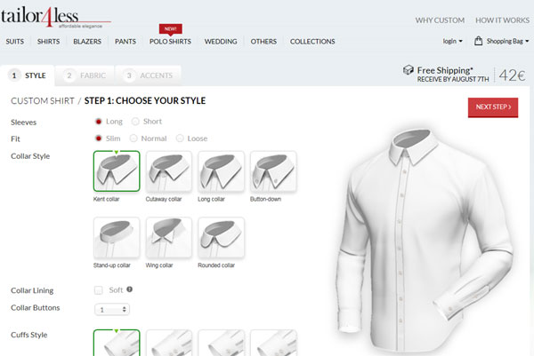 Custom Tailoring website in Magento developers, consultants,specialists,