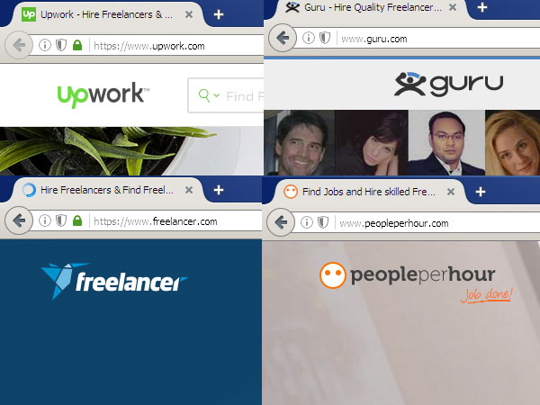 Jobs Portals - Upwork, Freelancer, Guru, People Per Hour - which one is best